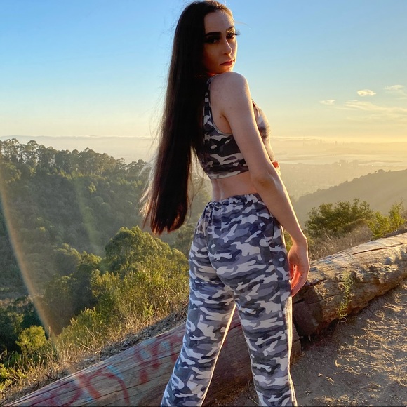 Fashion Nova grey camo two piece set - Picture 13 of 13